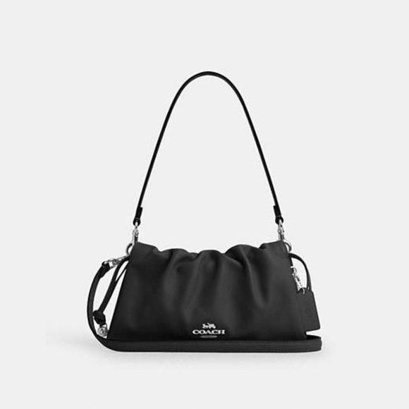 Faye Shoulder Bag With Ruching - Picture 1 of 10